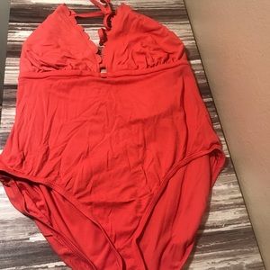 Time and tru Coral swimsuit (3X)